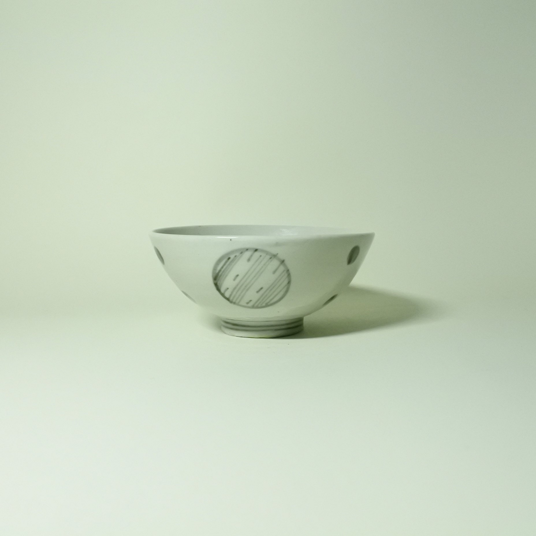古伊万里染付くらわんか丸紋碗