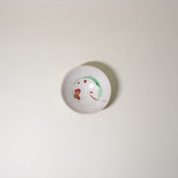 小山富士夫作花盃（共箱）