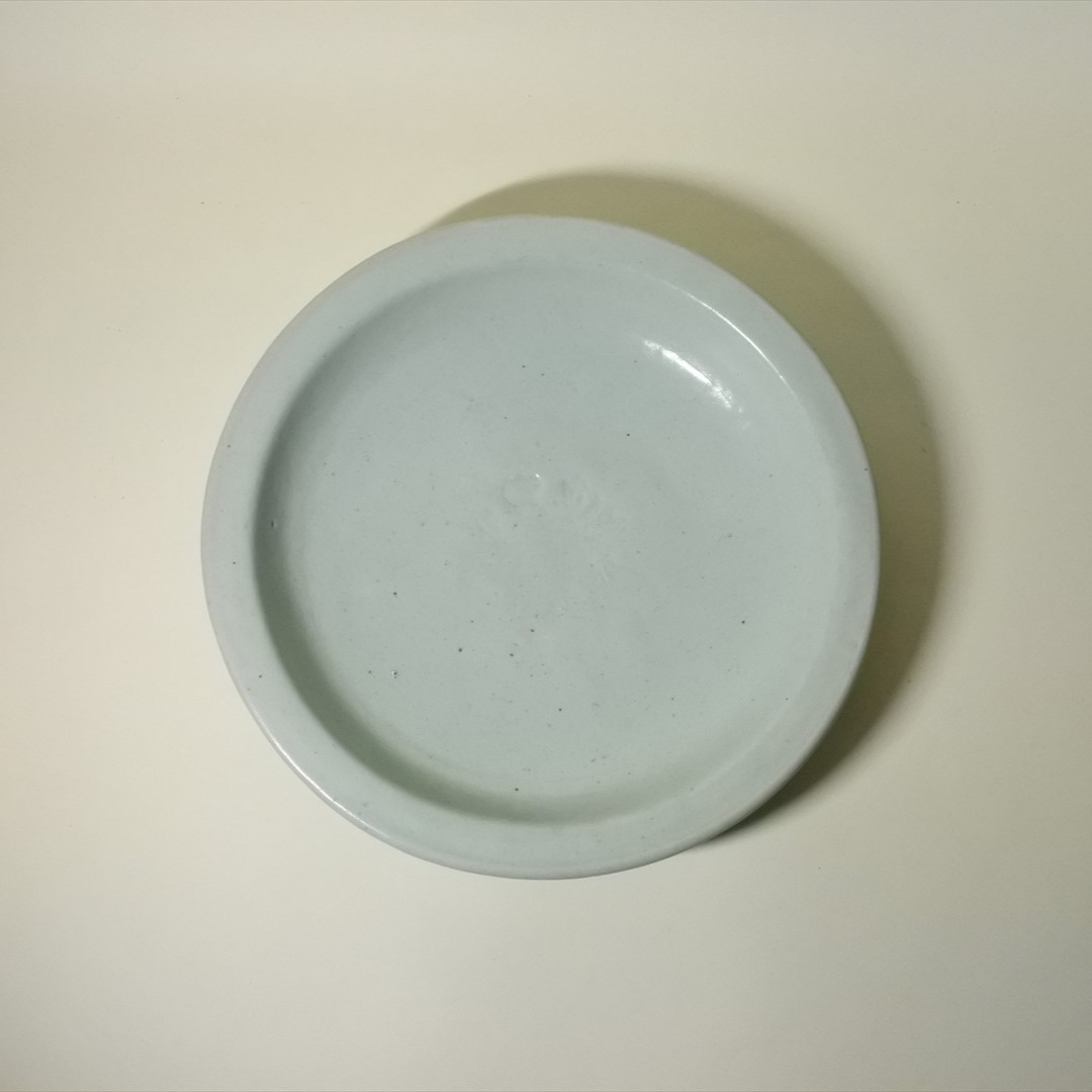 初期伊万里青磁印刻紋大皿